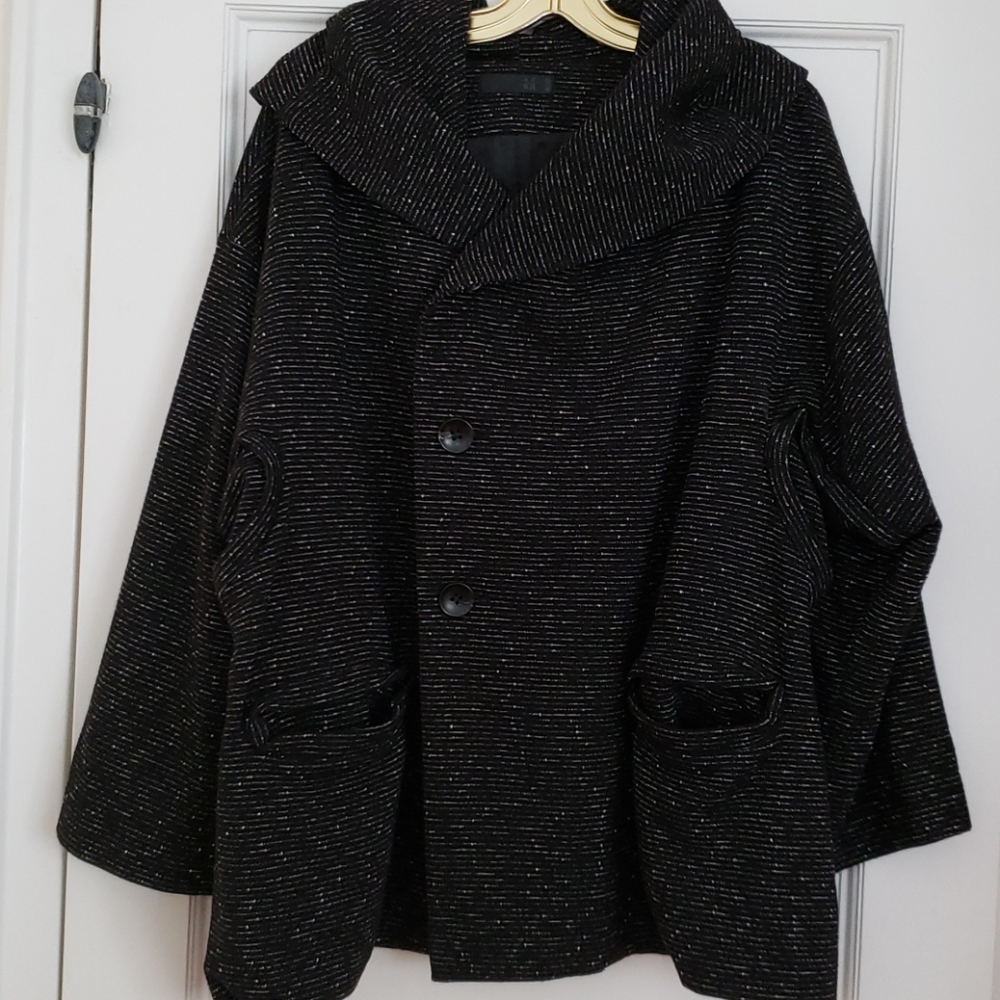 MOYURU Art to Wear invisible hood jacket Size M